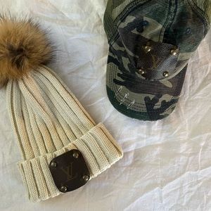 LV vintage boho bags hats